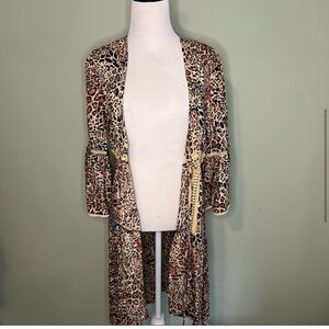 Angie Leopard Print Kimono